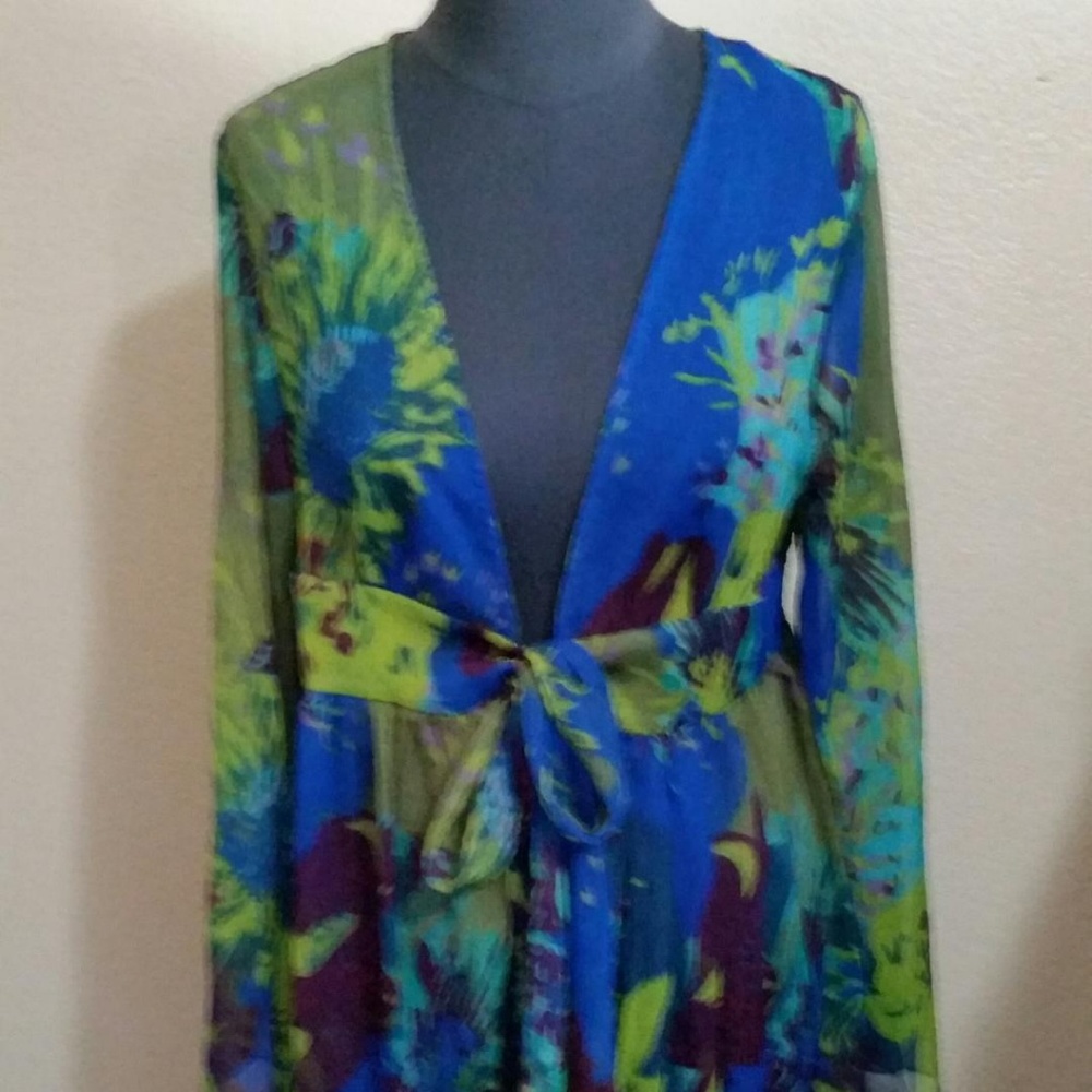 Blair Sheer Blouse Beach Cover-up